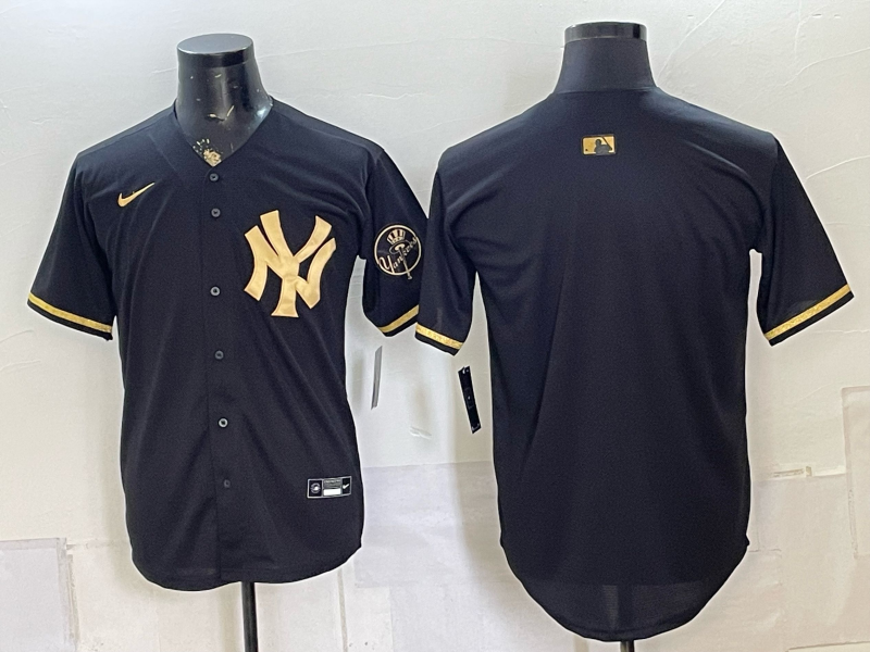 Men 2026 New York Yankees blank black Nike MLB Jersey 0804001->new york yankees->MLB Jersey